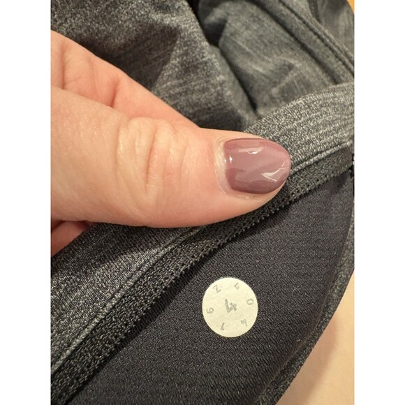 Lululemon Size 4 Speed Tight 28" Heathered Black - Picture 5 of 5